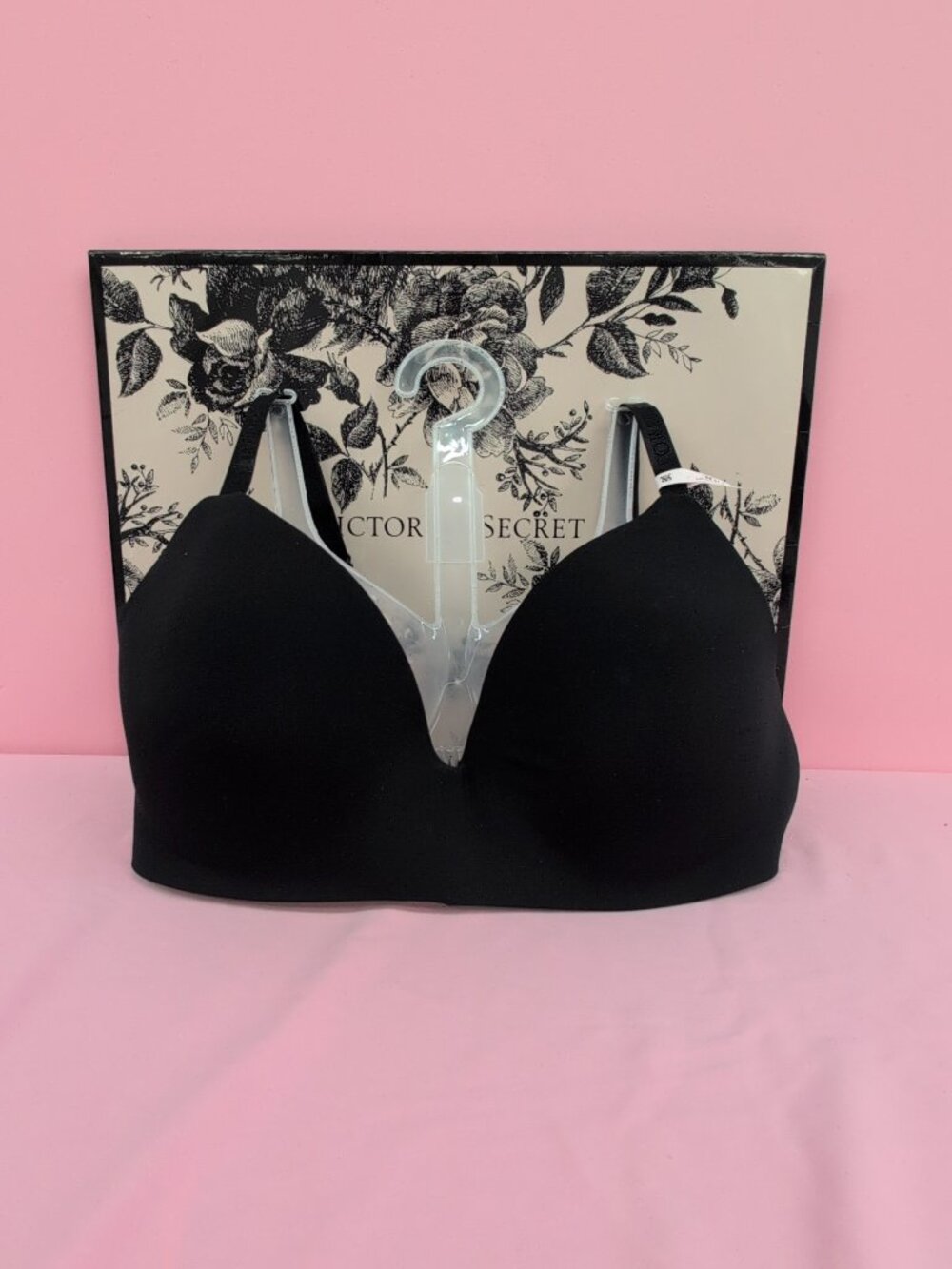 Victoria Secret The T Shirt Lightly Lined Smooth Wireless Bra 36D Black